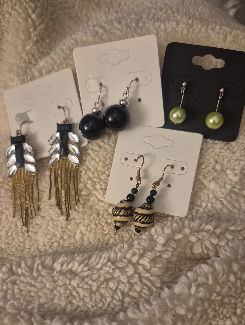 Assorted Women’s Drop Earring Bundle 4 Pairs